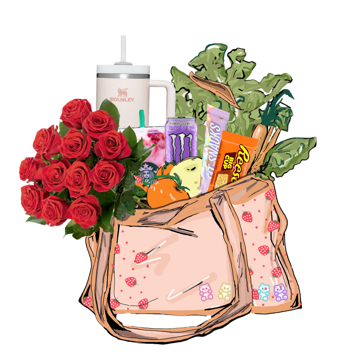 Mon Sac- Red Roses
